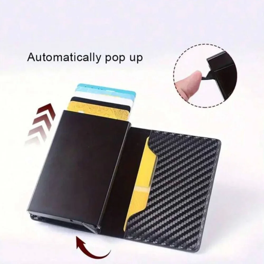 Black Carbon Fiber Wallet